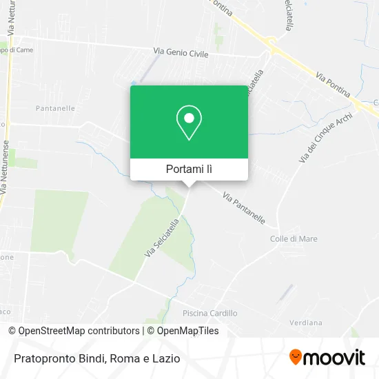 Mappa Pratopronto Bindi