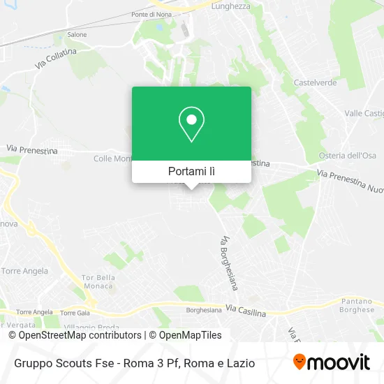Mappa Gruppo Scouts Fse - Roma 3 Pf