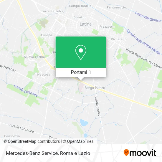 Mappa Mercedes-Benz Service