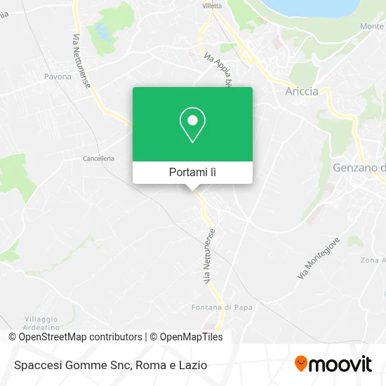 Mappa Spaccesi Gomme Snc