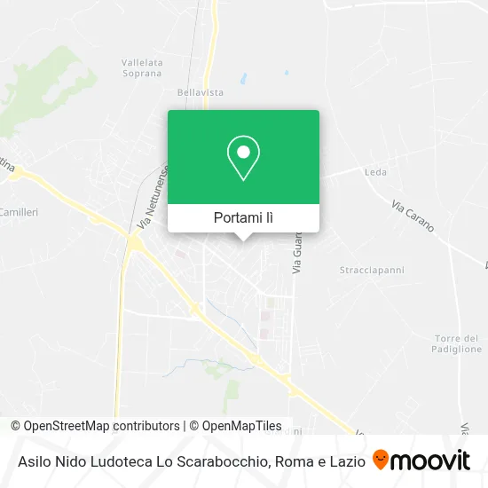 Mappa Asilo Nido Ludoteca Lo Scarabocchio