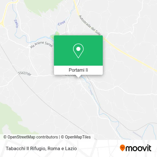 Mappa Tabacchi Il Rifugio