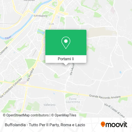 Mappa Buffolandia - Tutto Per Il Party