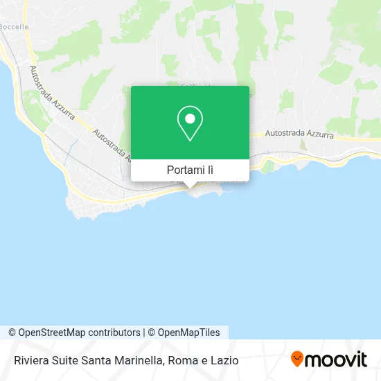 Mappa Riviera Suite Santa Marinella