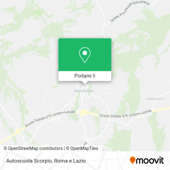 Mappa Autoscuola Scorpio