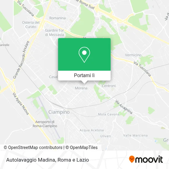 Mappa Autolavaggio Madina