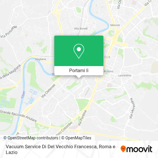 Mappa Vacuum Service Di Del Vecchio Francesca