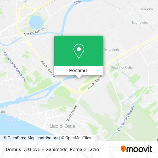 Mappa Domus Di Giove E Ganimede