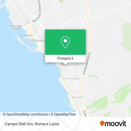 Mappa Campo Dell Oro