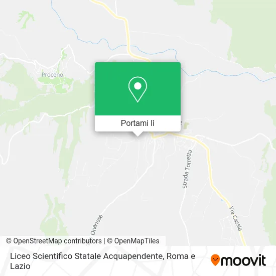 Mappa Liceo Scientifico Statale Acquapendente
