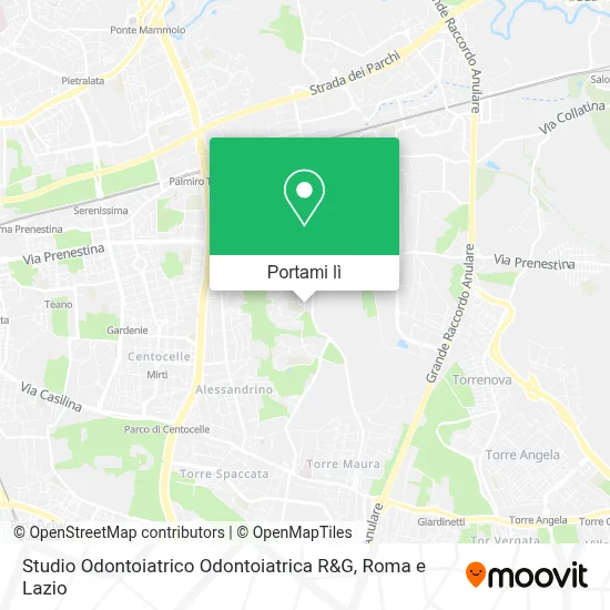 Mappa Studio Odontoiatrico Odontoiatrica R&G