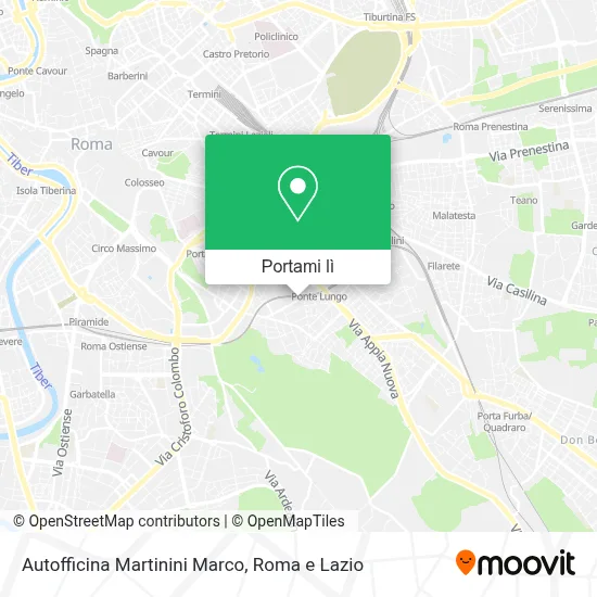 Mappa Autofficina Martinini Marco