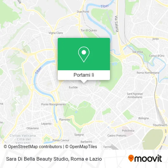 Mappa Sara Di Bella Beauty Studio