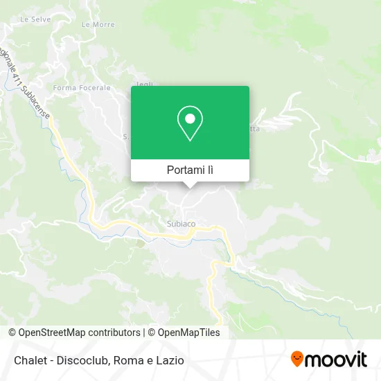 Mappa Chalet - Discoclub