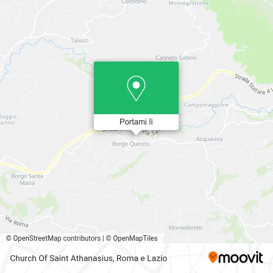 Mappa Church Of Saint Athanasius