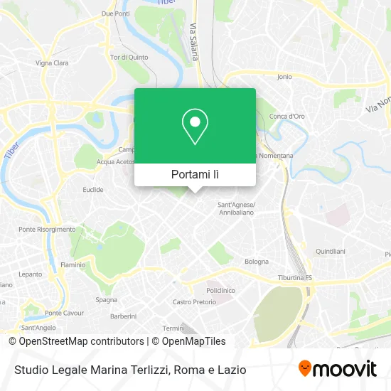 Mappa Studio Legale Marina Terlizzi