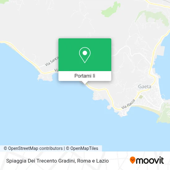 Mappa Spiaggia Dei Trecento Gradini