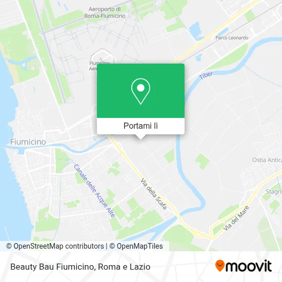 Mappa Beauty Bau Fiumicino