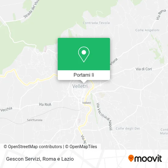 Mappa Gescon Servizi