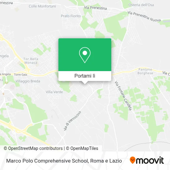Mappa Marco Polo Comprehensive School