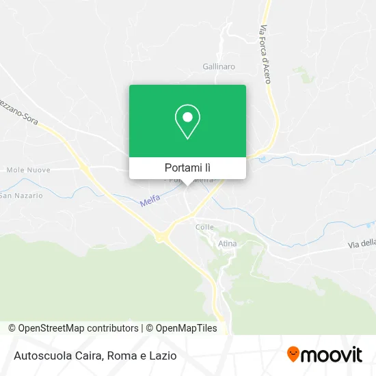 Mappa Autoscuola Caira
