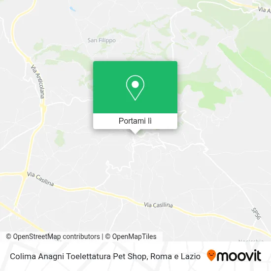 Mappa Colima Anagni Toelettatura Pet Shop