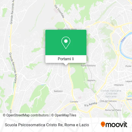 Mappa Scuola Psicosomatica Cristo Re