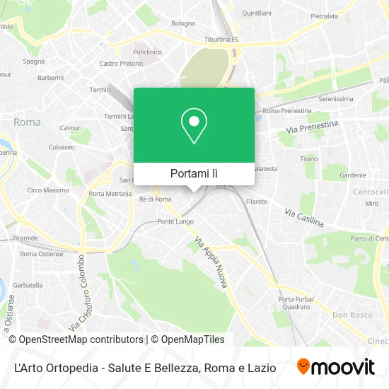 Mappa L'Arto Ortopedia - Salute E Bellezza