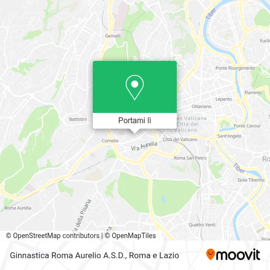 Mappa Ginnastica Roma Aurelio A.S.D.