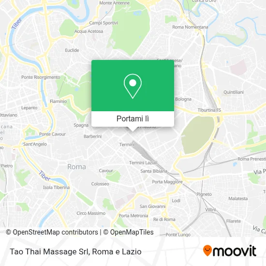 Mappa Tao Thai Massage Srl