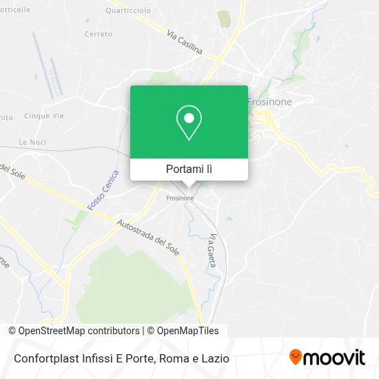 Mappa Confortplast Infissi E Porte