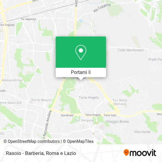 Mappa Rasoio - Barberia