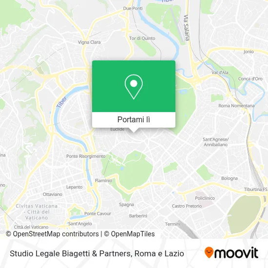 Mappa Studio Legale Biagetti & Partners