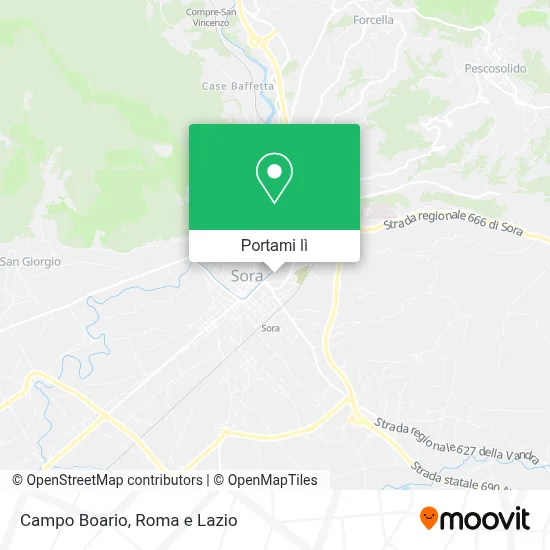 Mappa Campo Boario