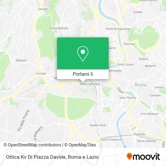 Mappa Ottica Kv Di Piazza Davide