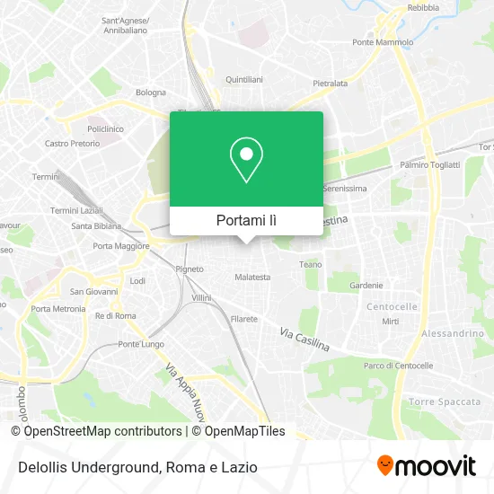 Mappa Delollis Underground