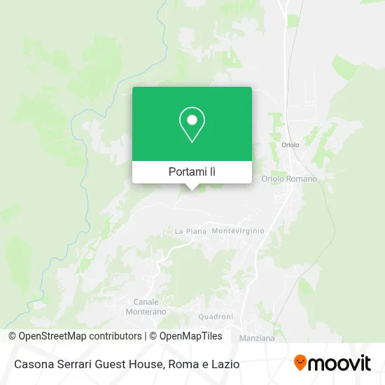 Mappa Casona Serrari Guest House