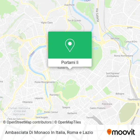 Mappa Ambasciata Di Monaco In Italia