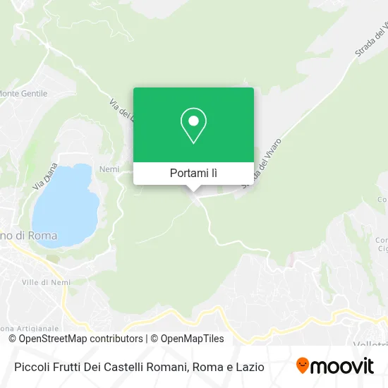 Mappa Piccoli Frutti Dei Castelli Romani