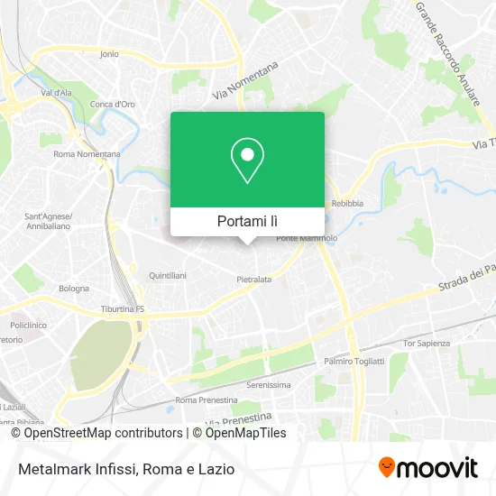 Mappa Metalmark Infissi