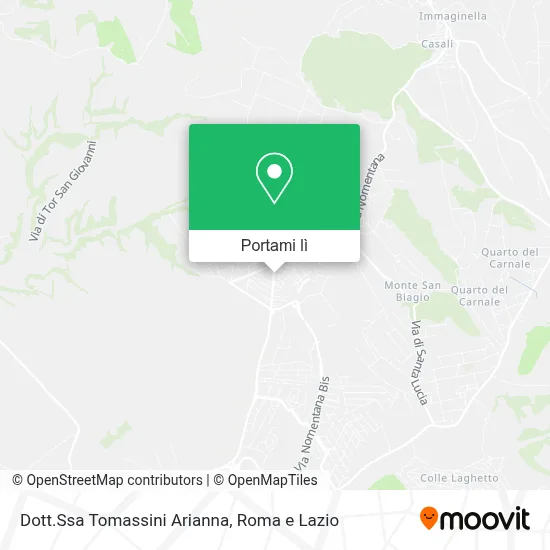 Mappa Dott.Ssa Tomassini Arianna
