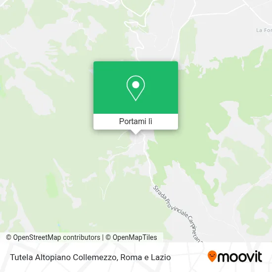 Mappa Tutela Altopiano Collemezzo