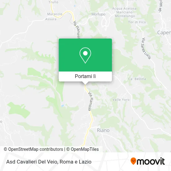 Mappa Asd Cavalieri Del Veio