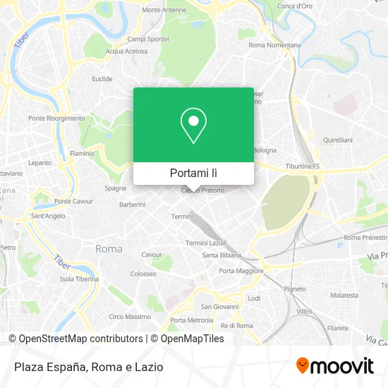Mappa Plaza España