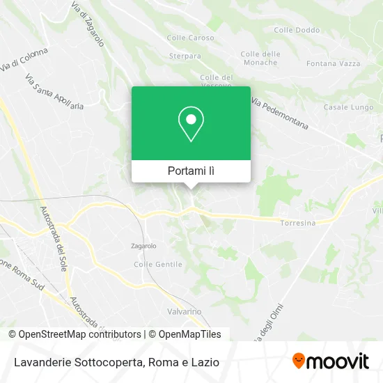 Mappa Lavanderie Sottocoperta