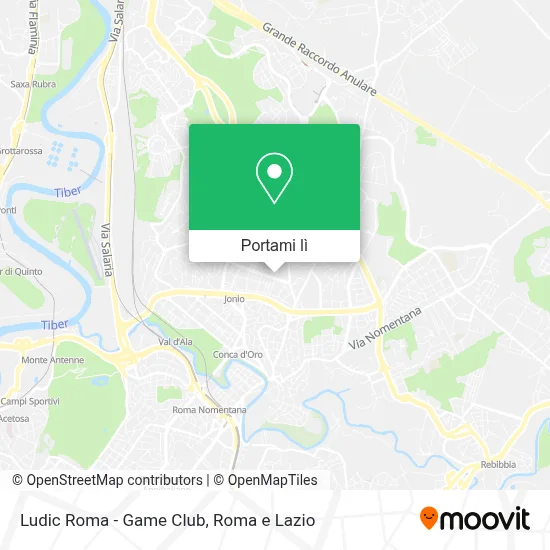 Mappa Ludic Roma - Game Club
