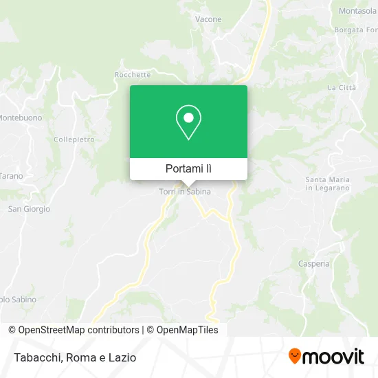 Mappa Tabacchi