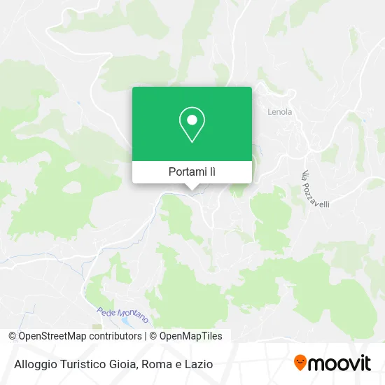 Mappa Alloggio Turistico Gioia