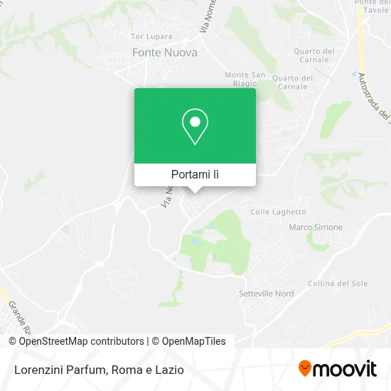 Mappa Lorenzini Parfum