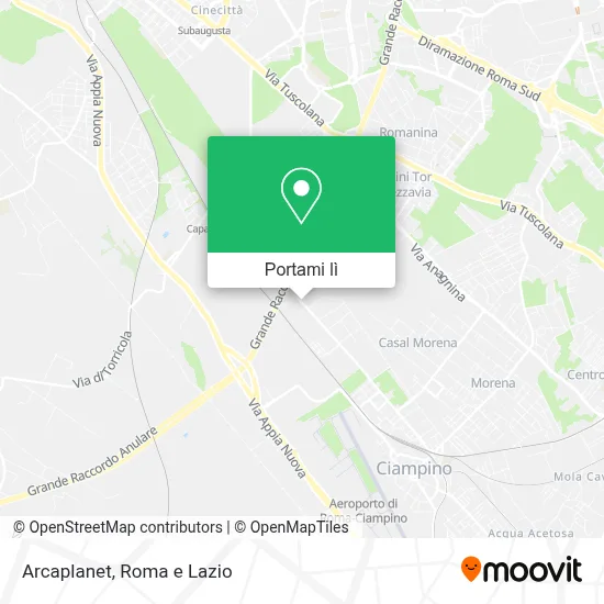 Mappa Arcaplanet